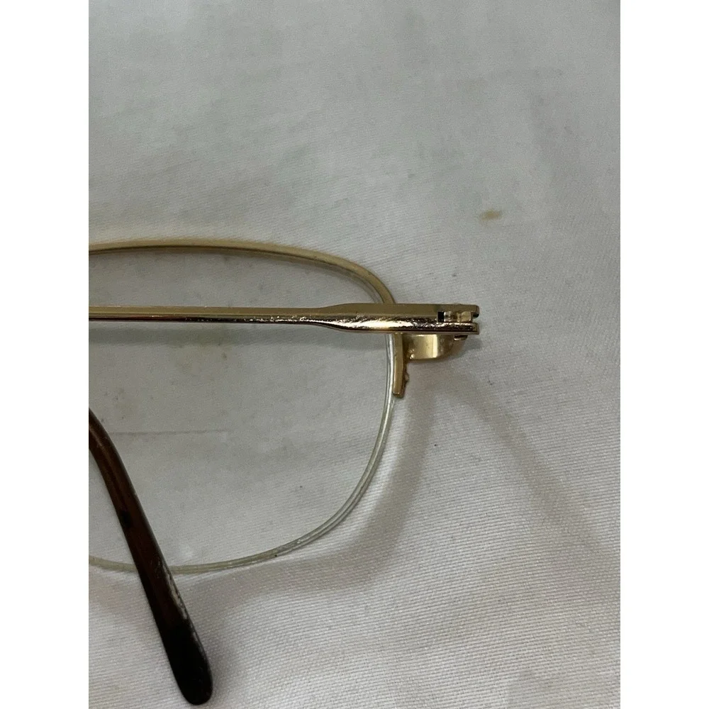 Steroflex Gold Half Rim 2078 108 Eyeglass Frames 53-20-135
